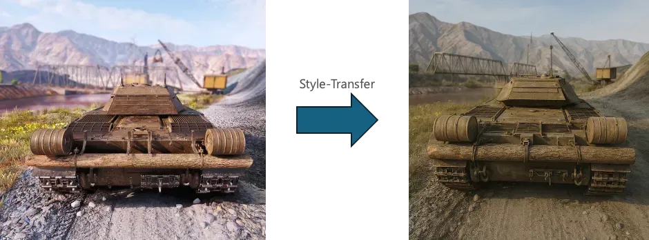 Autoregressive 기반 Style Transfer 결과