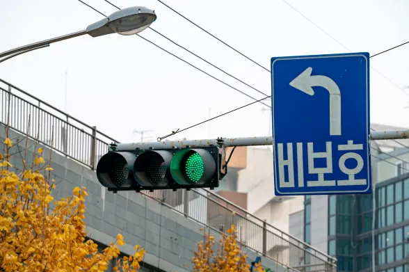 차량용 신호 감지 이미지