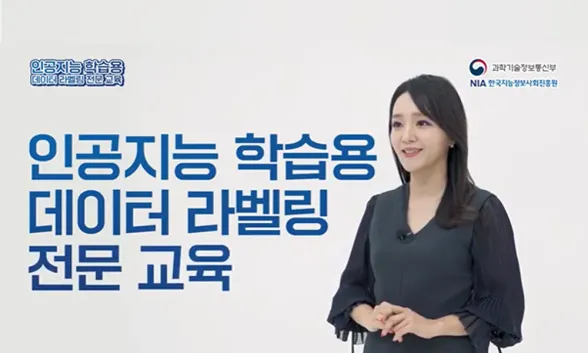 데이터 라벨링 전문 교육